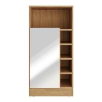 Bar Bancada com Adega 1 Porta e Espelho Multimóveis Mp1090 Madeirado - 3