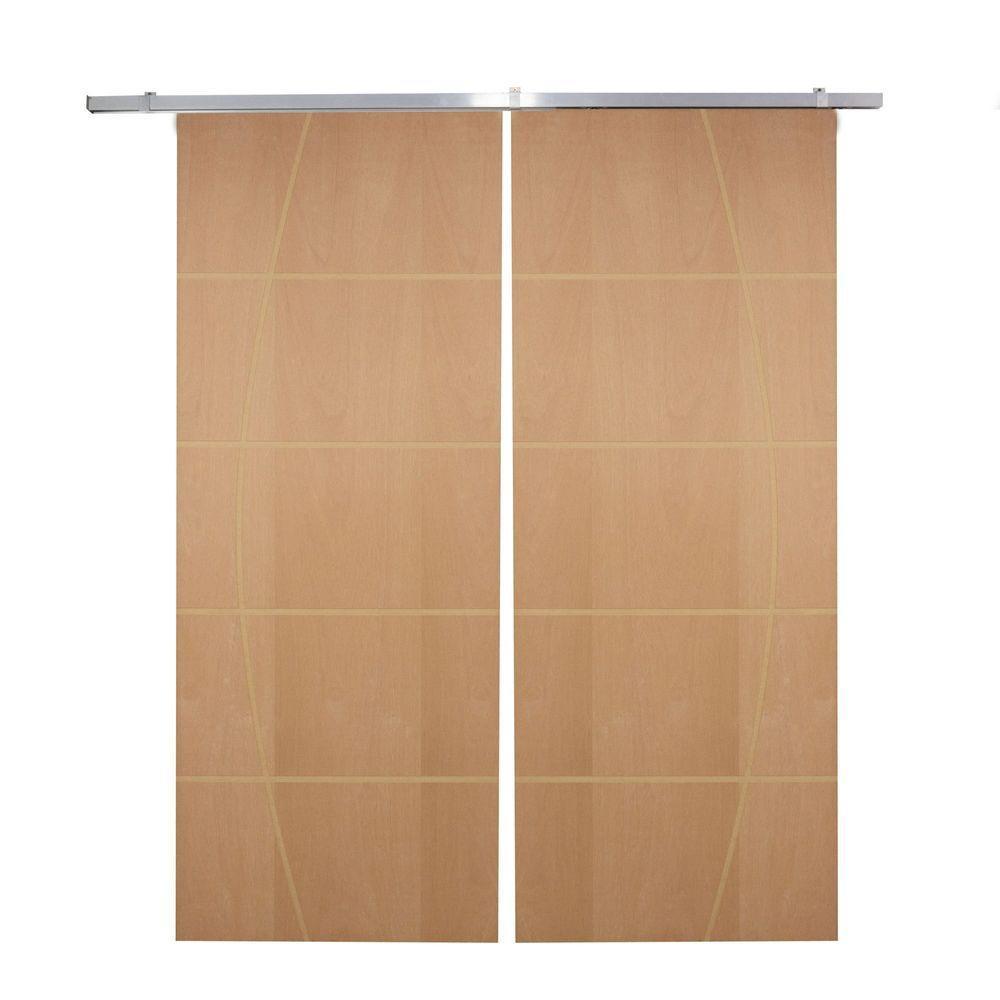 Porta Dupla de Correr P/ Verniz Frisada F01 - 210x160 - 2