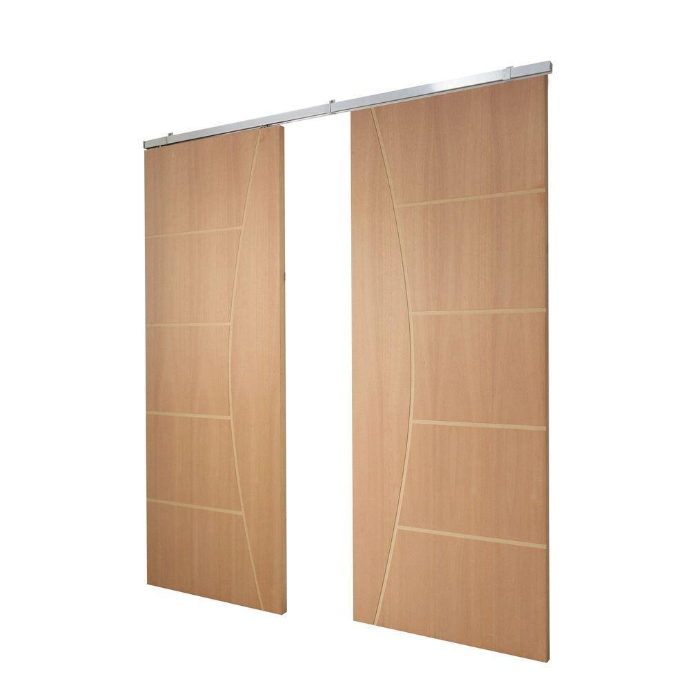 Porta Dupla De Correr P/ Verniz Frisada F10 - 210x160 - 3