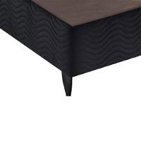 Base Box Queen Camurça 158x198x23cm Ortobom Preto - 2