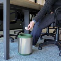 Lixeira Inox Sustentável Tramontina Portofino Lyf Acetinado 7 Litros Sem Tampa - 2