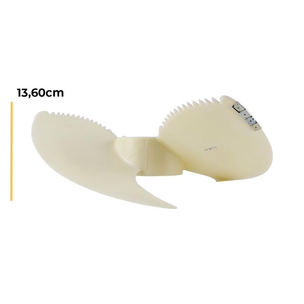 Hélice Condensadora 07 A 9000 12000 Btus Elgin Consul Komeco Midea 384x136mm - 6