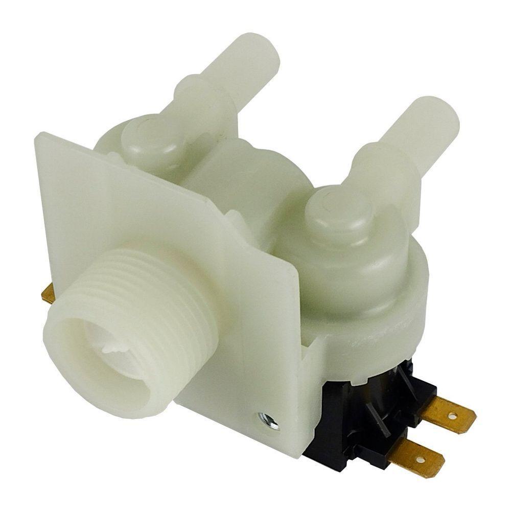 Válvula De Entrada De água Dupla Saída Fina Lavadora Antiga Consul - 1