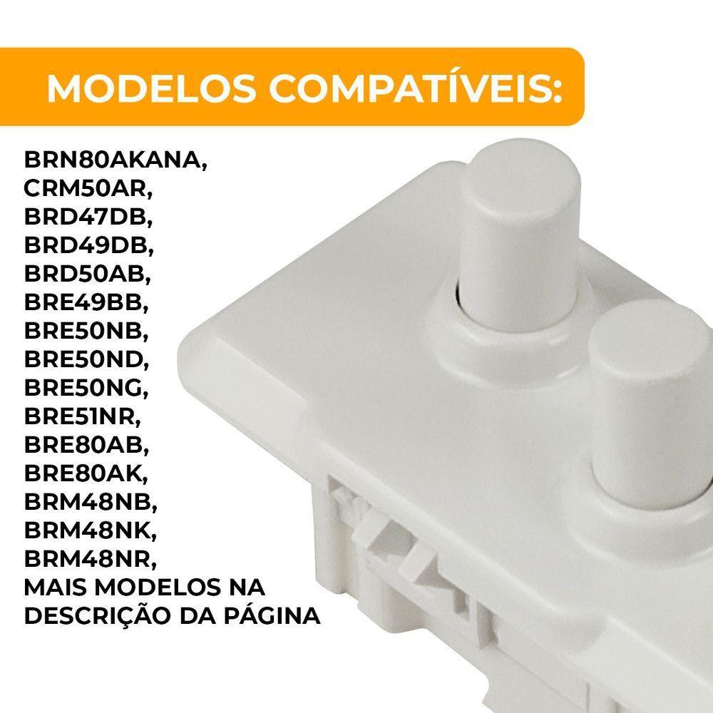 Interruptor Duplo Da Porta Refrigerador Brastemp Consul W10471975 único - 3