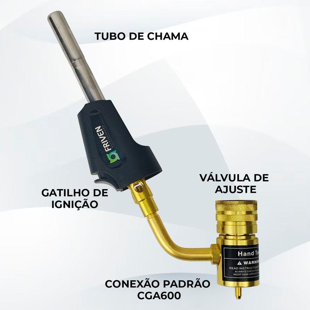 Maçarico Portátil Automático Hand Torch único - 7