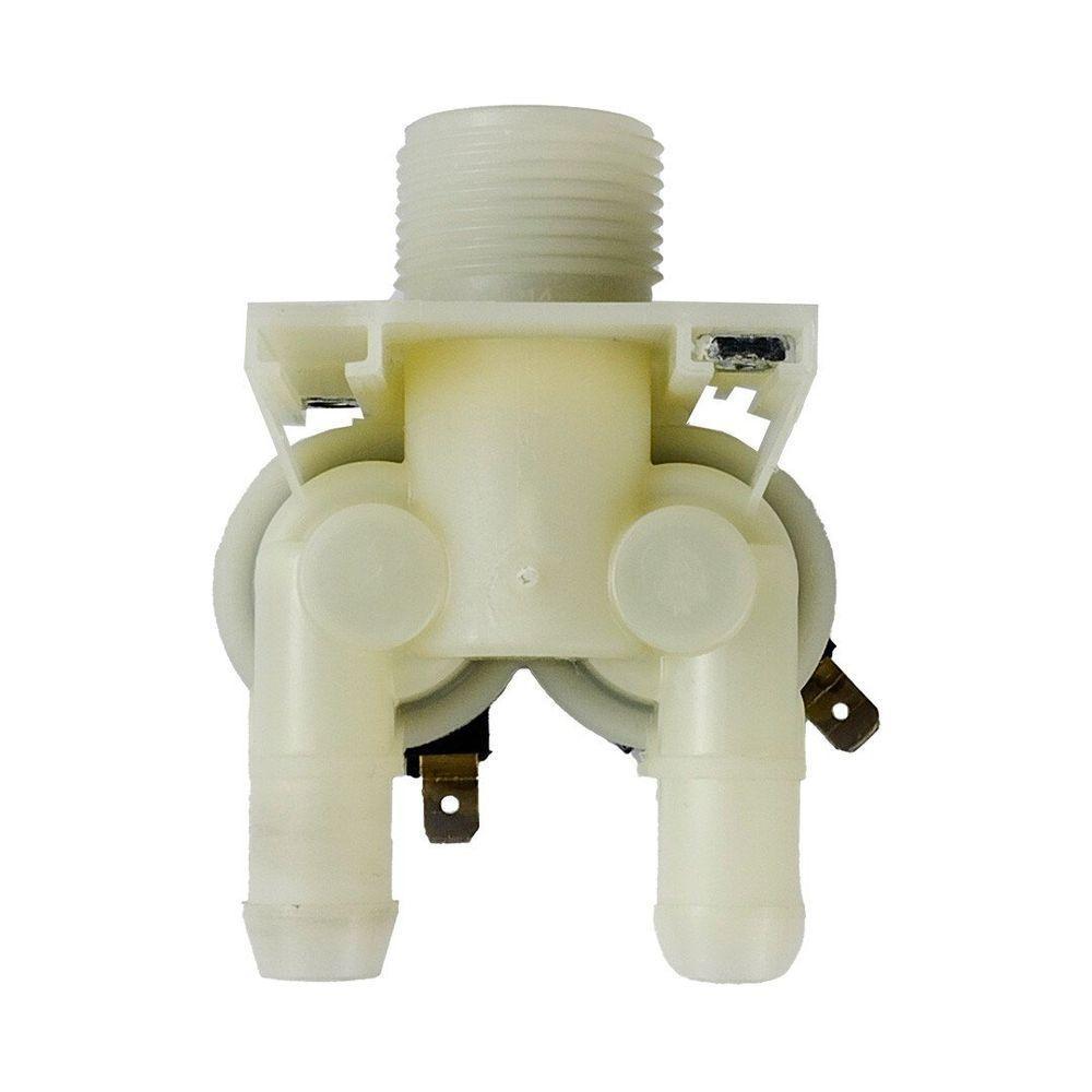 Válvula Dupla De Entrada Da água Lavadora Brastemp Original W11344665 único - 1