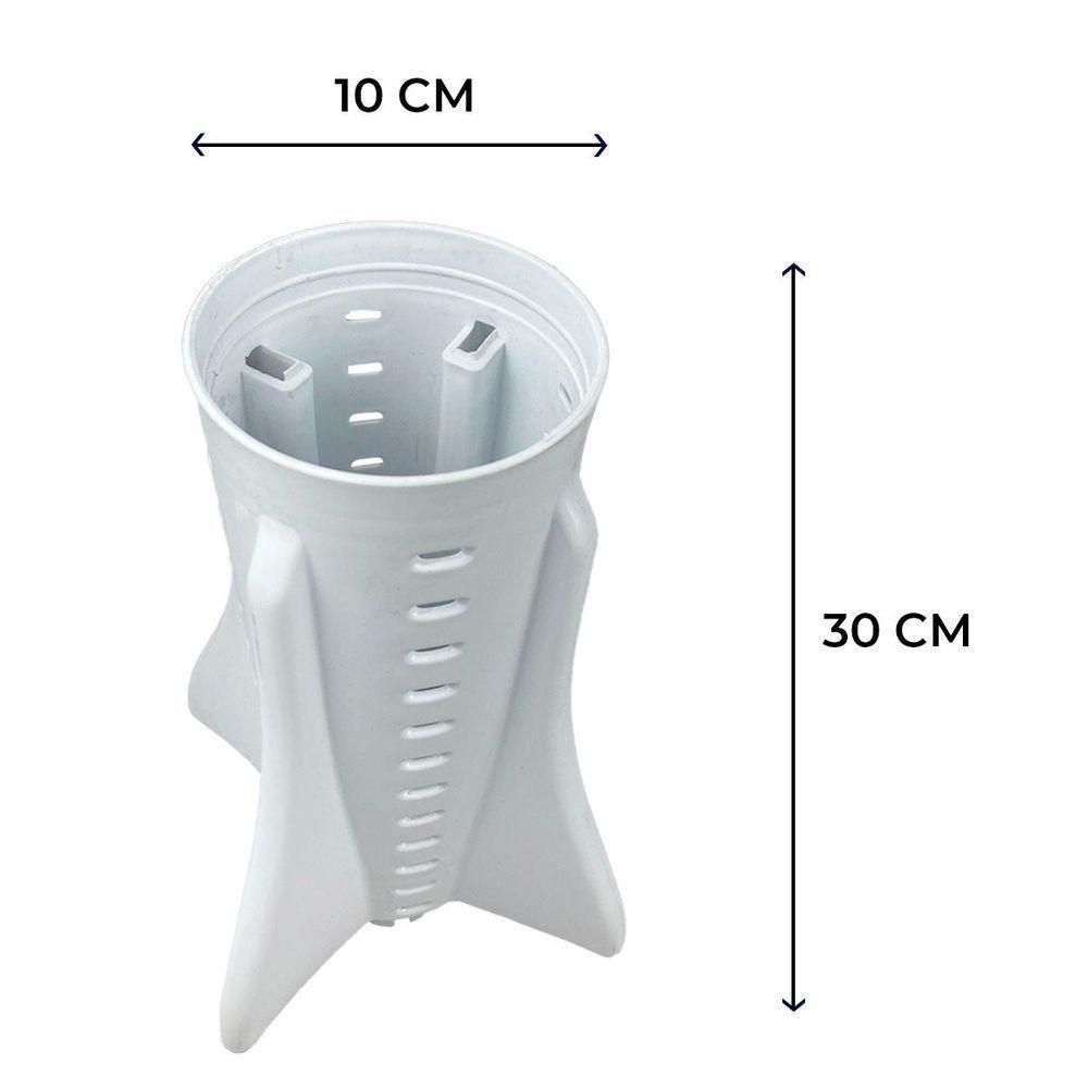 Agitador Superior Branco 15kg 16kg Halley Consul Brastemp W10633124 Original único - 1