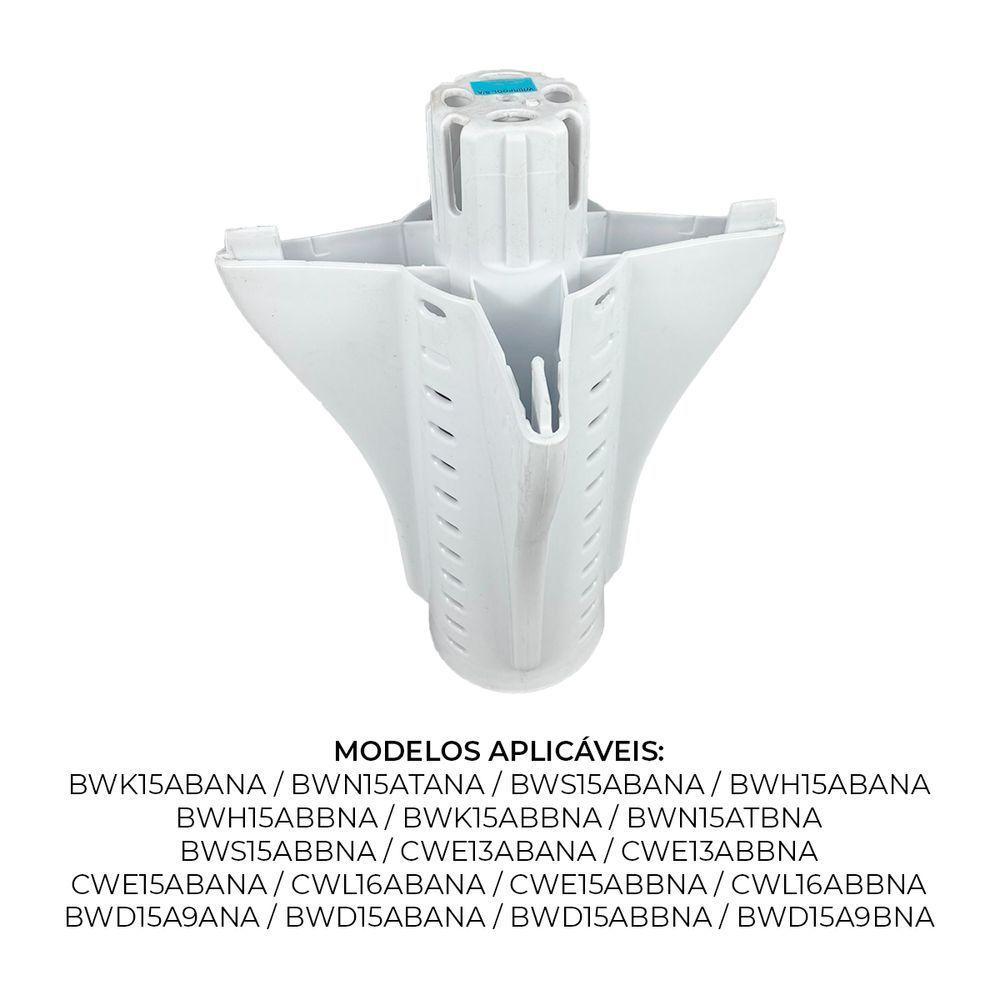 Agitador Superior Branco 15kg 16kg Halley Consul Brastemp W10633124 Original único - 2