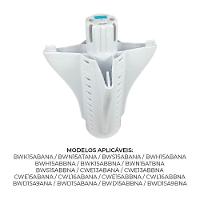 Agitador Superior Branco 15kg 16kg Halley Consul Brastemp W10633124 Original único - 2