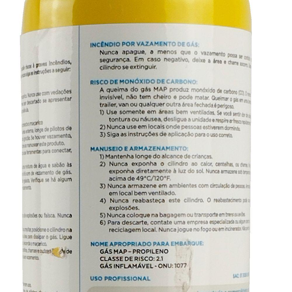 Gás Mapp Para Maçarico 400g 8 Unidades - 4