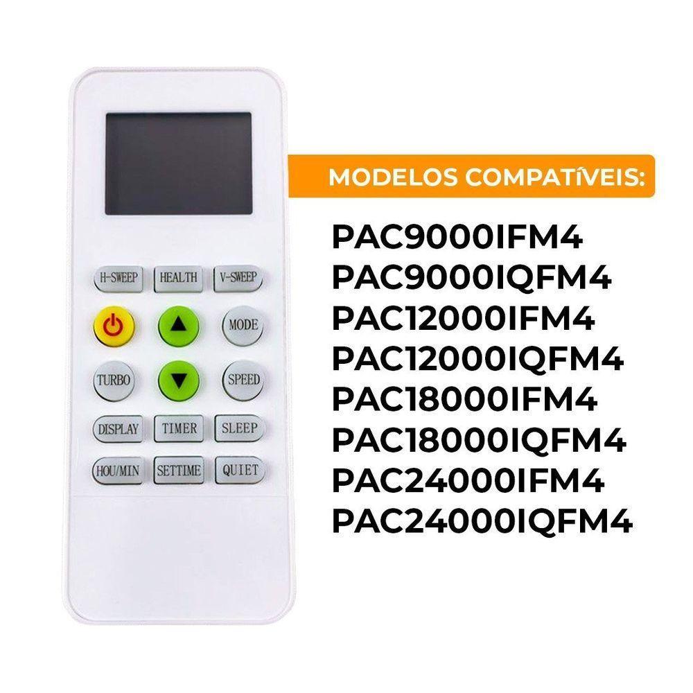 Controle Remoto Ar Condicionado 9.000 A 24.000 Philco Original único - 4