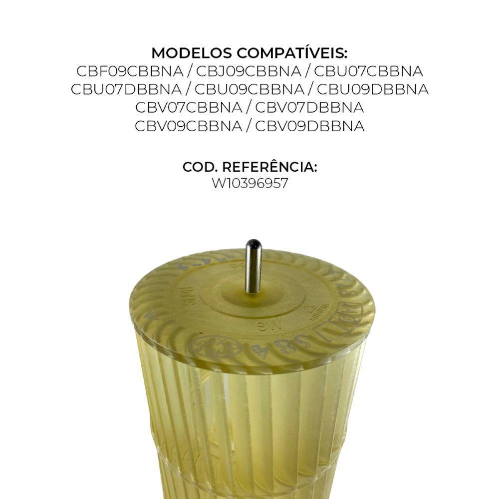 Turbina Evaporadora Consul 7, 9.000 Btus Original W10396957 único - 3