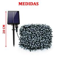 Pisca Fio Leds Solar 1000 Lâmpadas Externa Decoração 100m - 2