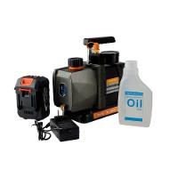 Bomba De Vácuo 2.5 Cfm A Bateria Com Vacuômetro Integrado Zl-1-ws único - 1