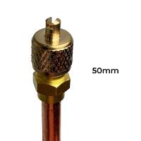 Válvula Schraeder 1-4 Para Refrigeração 50mm 20 Unidades - 2