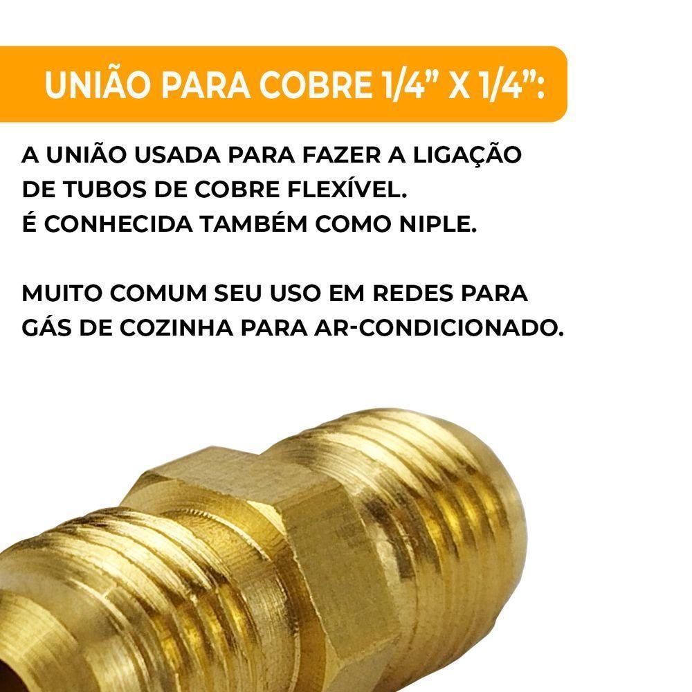 União Para Tubo Cobre 1-4? X 1-4? 10 Unidades - 2