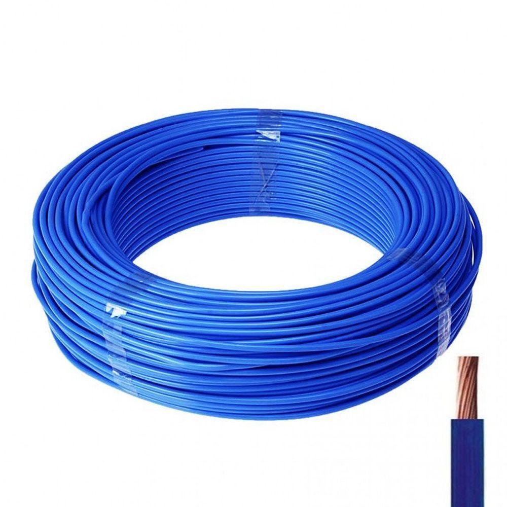 Fio Elétrico Cabo Flexível 1 Via 2,50mm Azul 10 Metros | Azul 2,50mm - 1