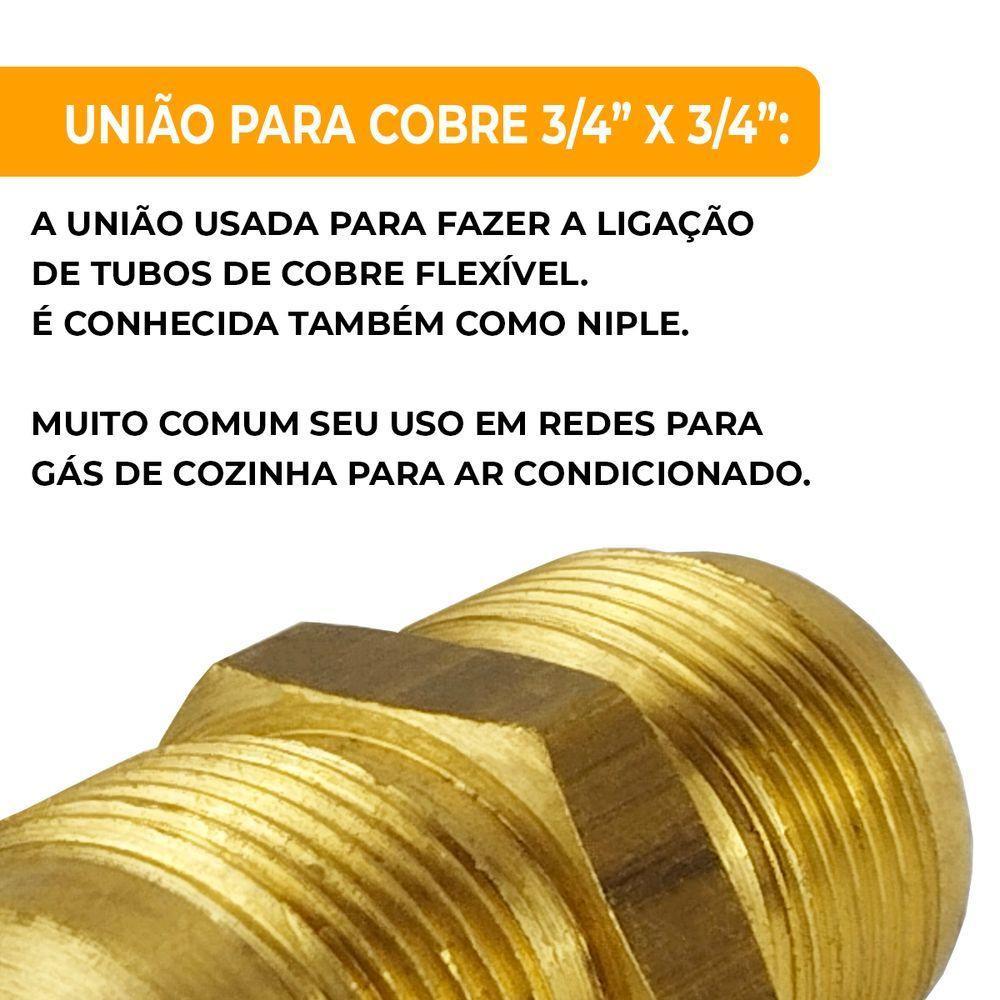 União Para Tubo Cobre 3-4? X 3-4 1 Unidade - 2
