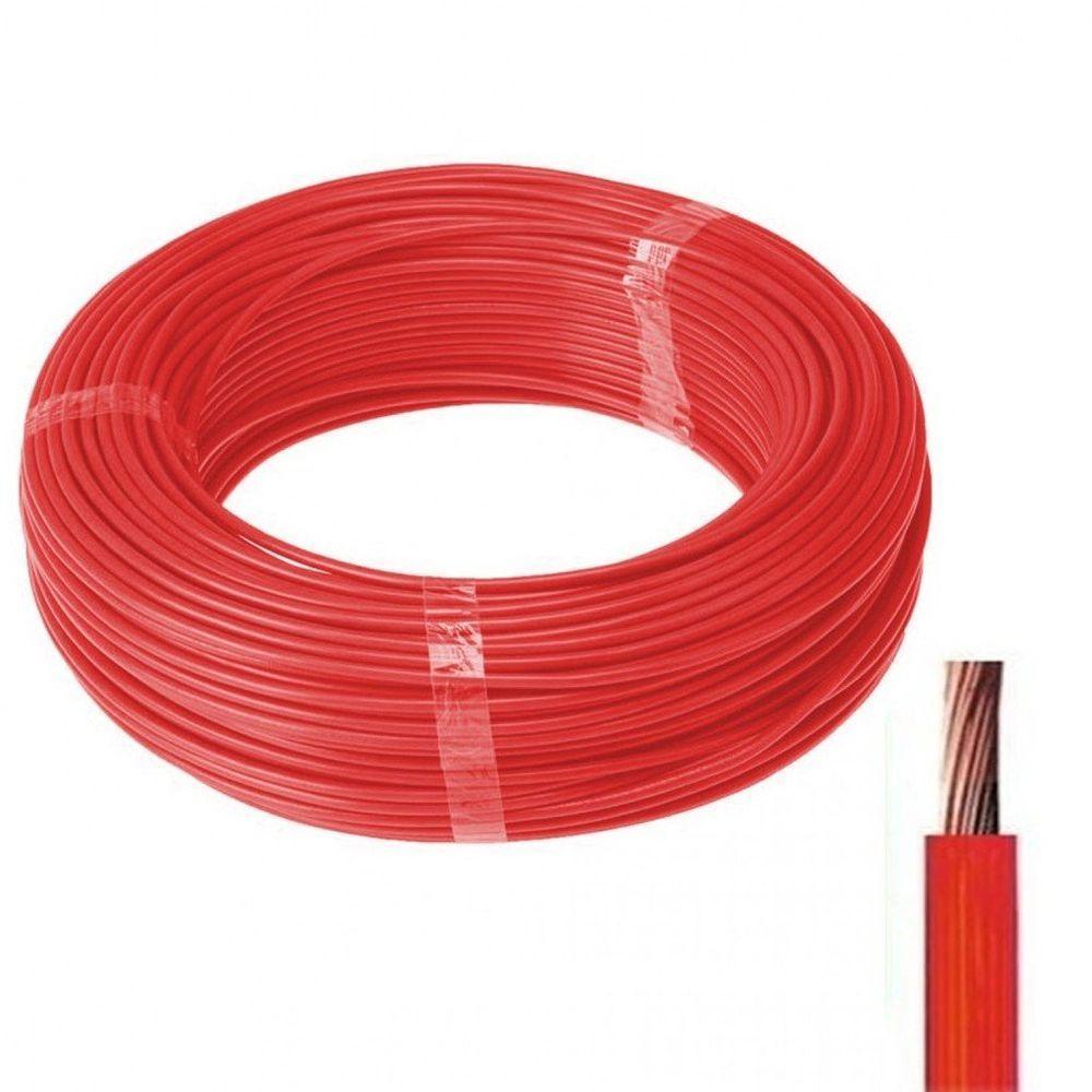 Fio Elétrico Cabo Flexível 1 Via 2,50mm Vermelho 10 Metros | Vermelho 1,50mm - 1