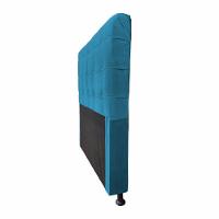 Cabeceira Dama 1,40 Cm Cama Box Casal Corino Azul Marinho - 3
