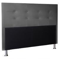 Cabeceira Berlim 1,40 Cm Para Cama Box Casal Suede Cinza - 1