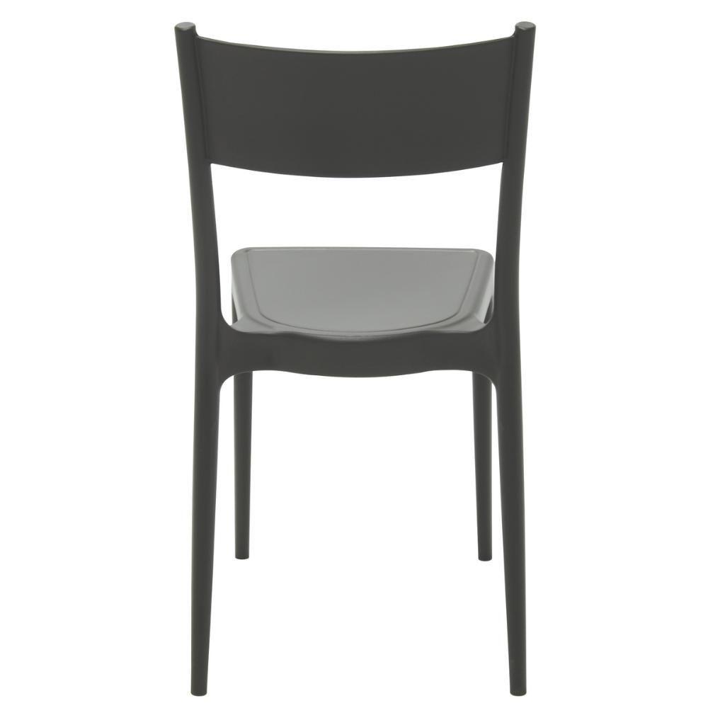 Cadeira Diana Em Polipropileno E Fibra De Vidro Marrom Tramontina - 4