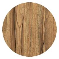 Mesa De Jantar Cone 90 Cm Nogueira Branco - 2