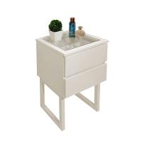 Mesa De Cabeceira Lateral Penteadeira Off White Laca - 1