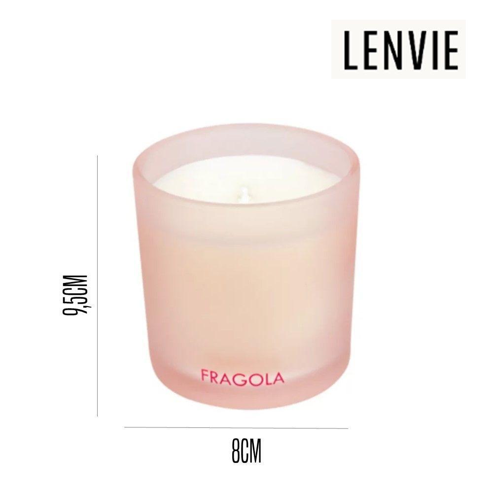 Vela Perfumada Fragola Bacio De Latte Lenvie 170g - 6