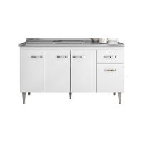 Módulo Gabinete Balcão Para Pia Gabriela Sem Tampo 150cm 4 Portas 1 Gaveta - Ajl Móveis - 1