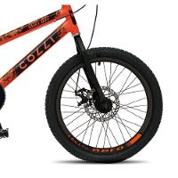 Bicicleta Skill Boy Cross Aro 20 Colli Laranja Neon - 3