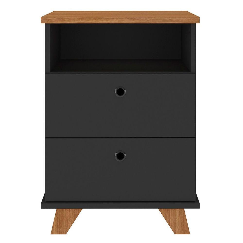 Gaveteiro Para Escritório 2 Gavetas May A06 Freijó/branco - Mpozenato - 2