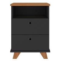 Gaveteiro Para Escritório 2 Gavetas May A06 Freijó/branco - Mpozenato - 2