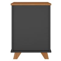 Gaveteiro Para Escritório 2 Gavetas May A06 Freijó/branco - Mpozenato - 5