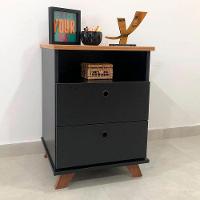 Gaveteiro Para Escritório 2 Gavetas May A06 Freijó/branco - Mpozenato - 8