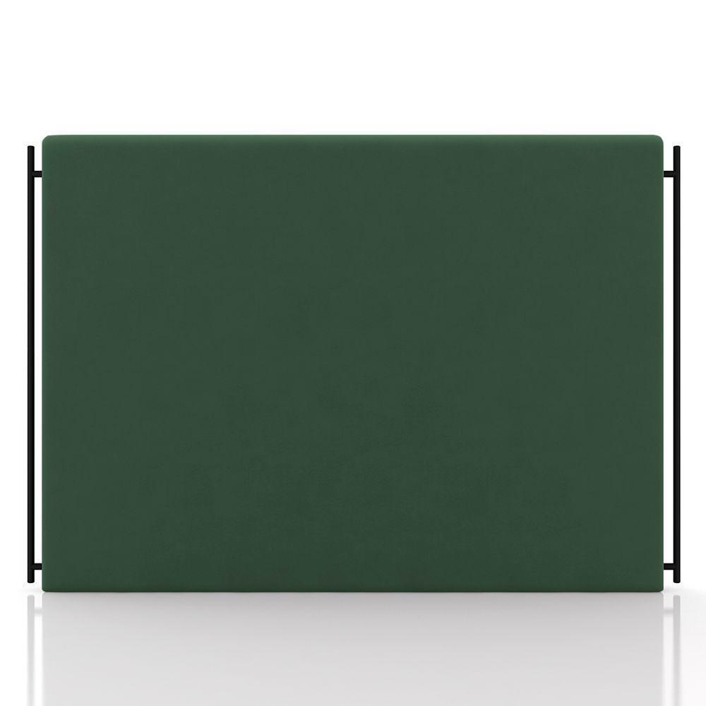 Cabeceira Cama Box Casal Queen 160cm Oscar P02 Veludo Verde - Mpozenato - 1