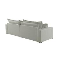 Sofá Montreal Veludo 02 Módulos 80cm B25cm Meu Sofá Online B026 Veludo Prata - 7