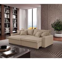 Sofá Montreal Linho 02 Módulos De 90cm B25cm Meu Sofá Online A226 Linho Bege - 1