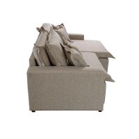 Sofá Montreal Veludo 02 Módulos 80cm B25cm Meu Sofá Online B002 Veludo Capuccino - 5