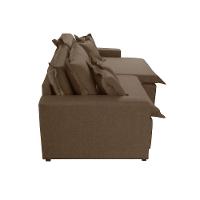 Sofá Montreal Veludo 2 Módulos De 90cm B25cm Meu Sofá Online B016 Veludo Marrom - 3