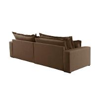 Sofá Montreal Veludo 2 Módulos De 90cm B25cm Meu Sofá Online B016 Veludo Marrom