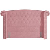 Cabeceira Cama Box Casal 195cm Sofia Bouclê Rosê - 3