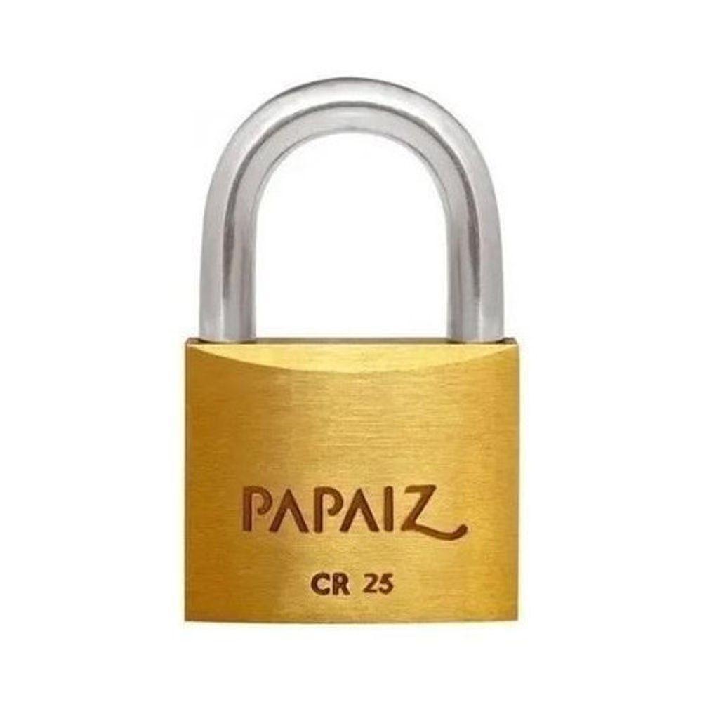 Cadeado De Latão Maciço 25mm - Papaiz - 1