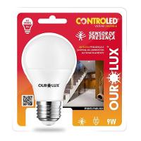 Lâmpada Inteligente Controled Sensor De Presença 6.500k 9w Bivolt - Ourolux - 1