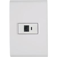 Conjunto 4 X 2 De 1 Tomada Rj11 - Tramontina - 1