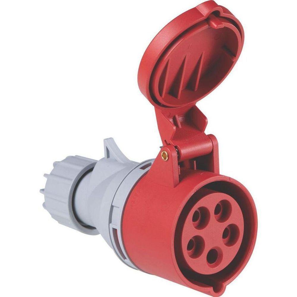 Tomada De Acoplamento Industrial 3p+n+t 16 A 380-415 Vca 6 H - Tramontina - 1