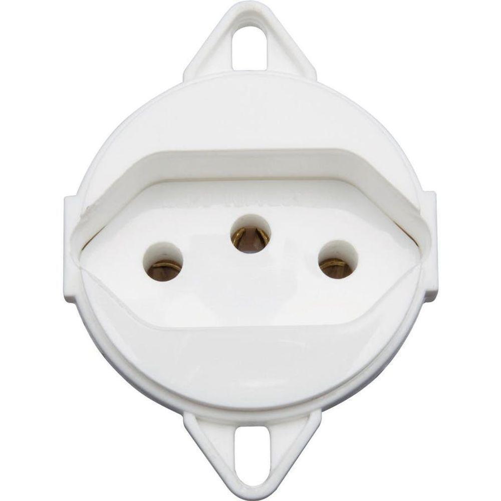 Tomada 2p+t Para Tampa De Piso250v/ 10a - Tramontina - 1