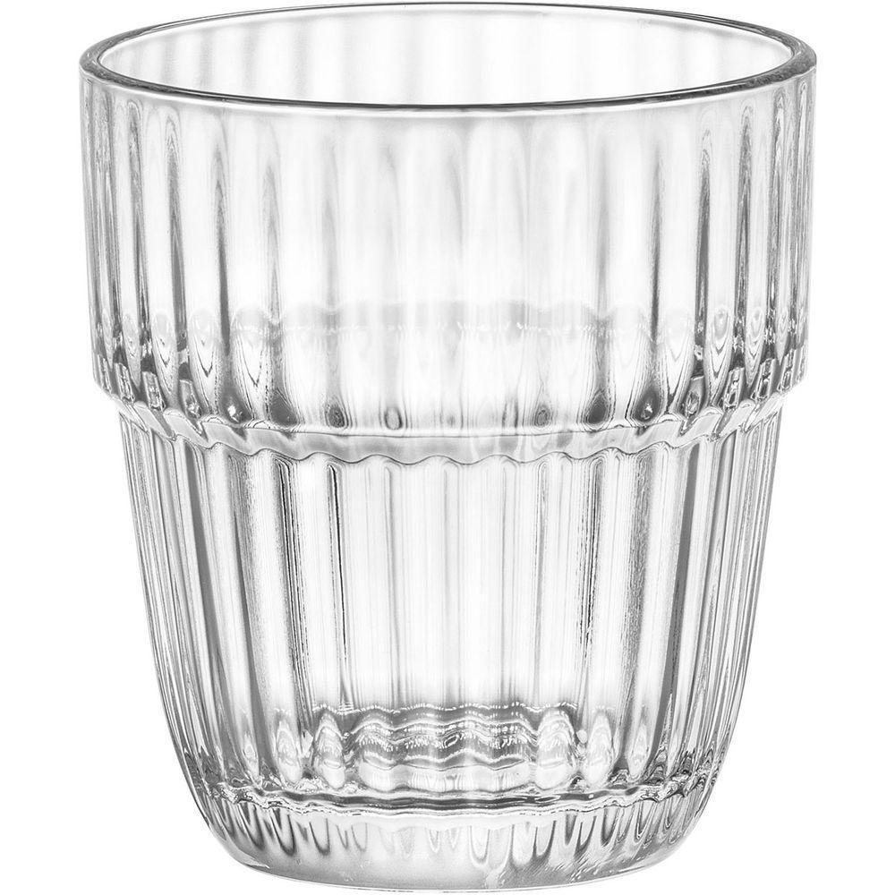 Jogo 6 Copos Baixo Bormioli Rocco Barshine Vidro Temperado 300ml 9x8x8cm Transparente Drink água Suco - 1