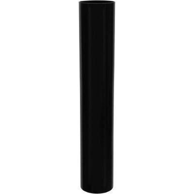 Vaso Decorativo Enfeite Casa Vidro 100x18x18cm Preto