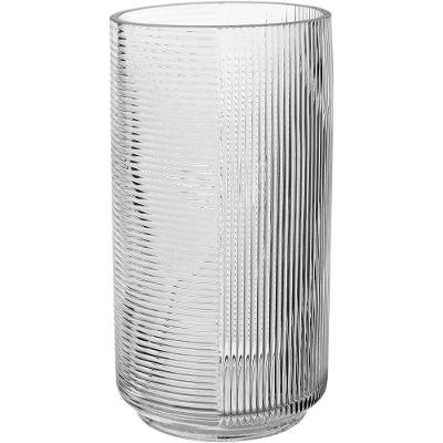 Vaso Decorativo Enfeite Casa Home&co Vidro 25x13x13cm Transparente